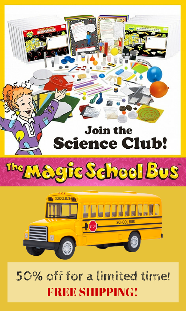 50% OFF the Magic School Bus science club for a limited time! 