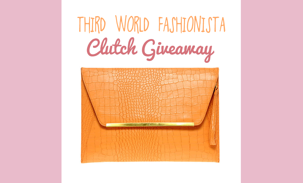 Orange Clutch Giveaway