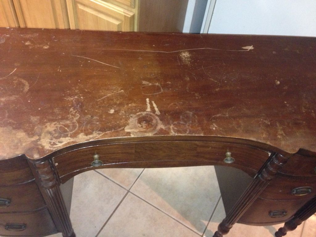 Refinishing An Old Desk By Nygiants77 Lumberjocks Com