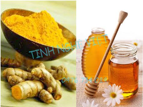 Cách chữa đau dạ dày hiệu quả từ tinh bột  nghệ và mật ong
